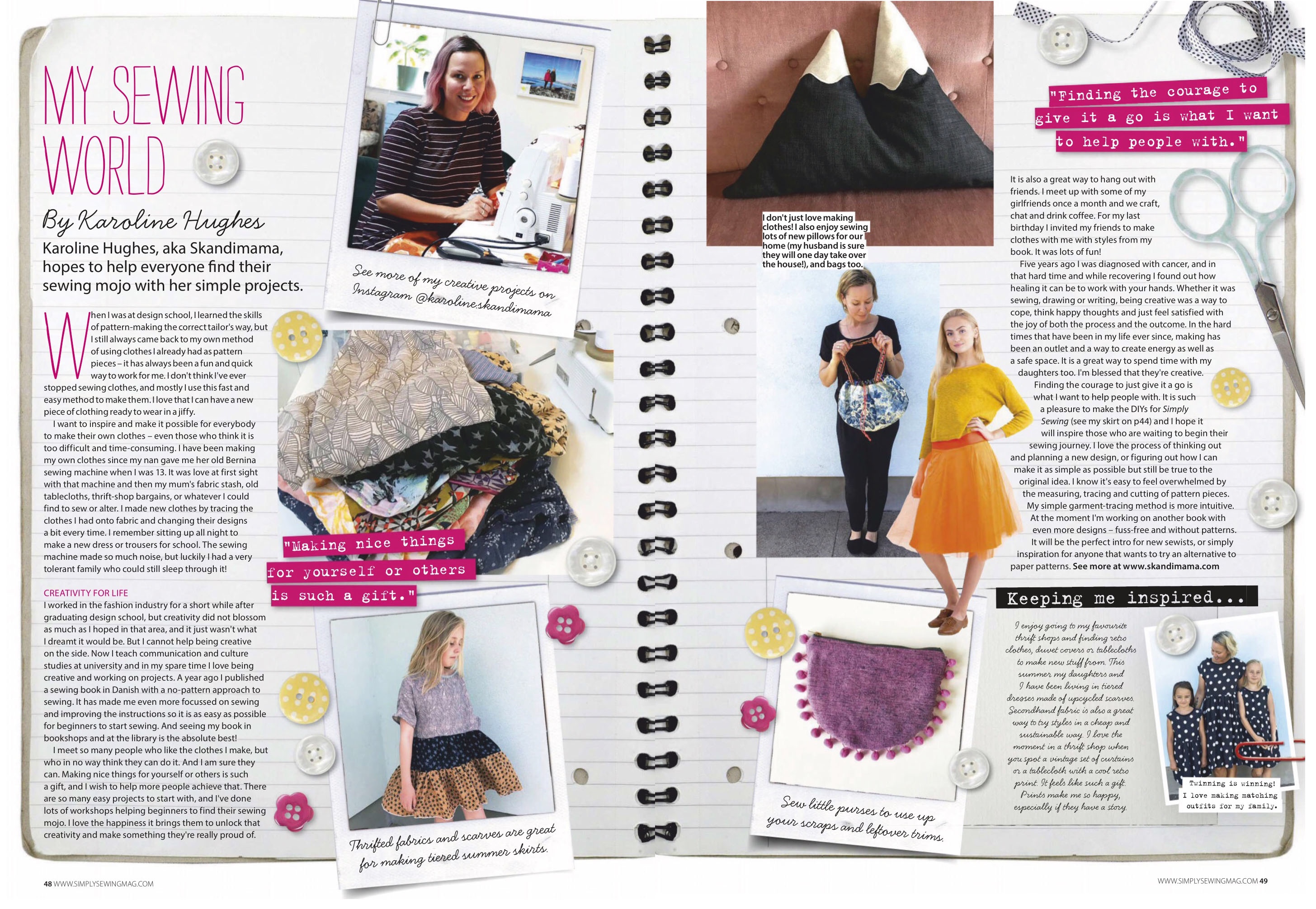 Skandimama in the magazines – My Sewing World