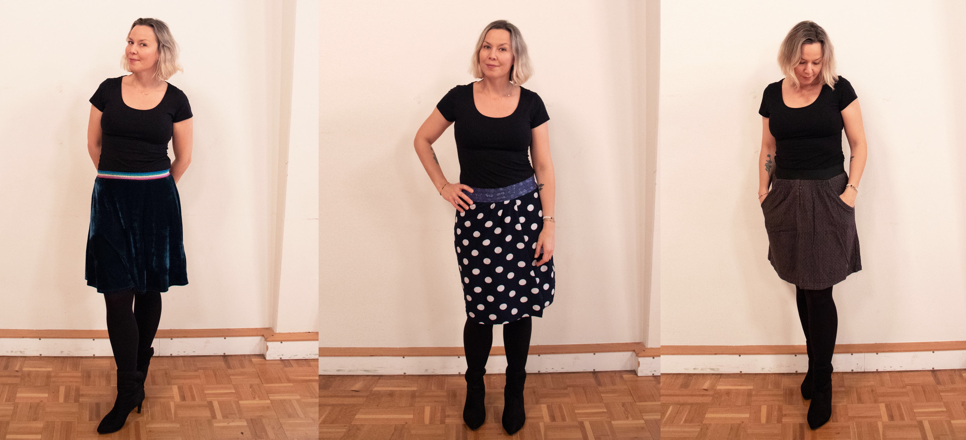 DIY – refashioning dresses to skirts