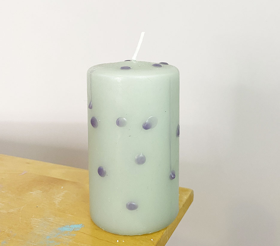 Twisted candles DIY